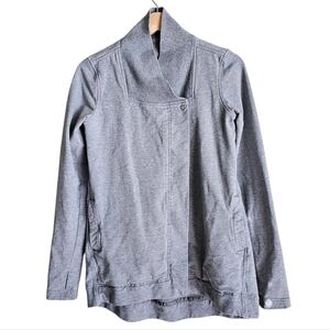 Lululemon Grey Silver That's A Wrap Jacket Sweater Size 2